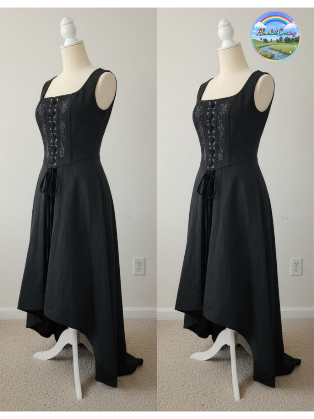 Renaissance Overdress Womens Medieval Pirate Costume Dress